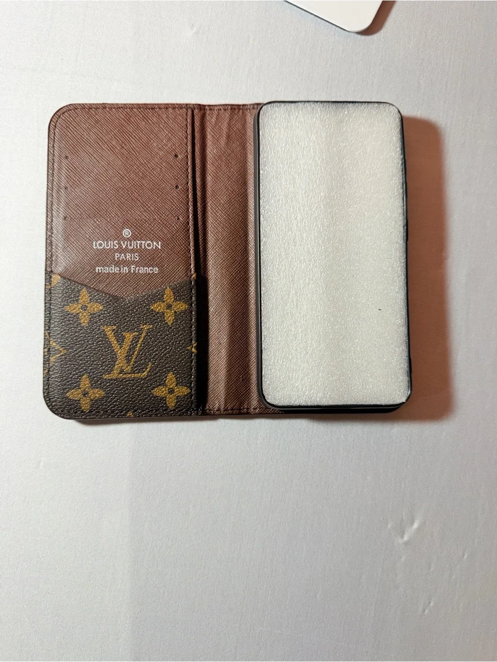 Samsung Galaxy 23-Brown Monogram Phone Wallet brand new